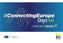 Лого на Дни за свързване на Европа 2024